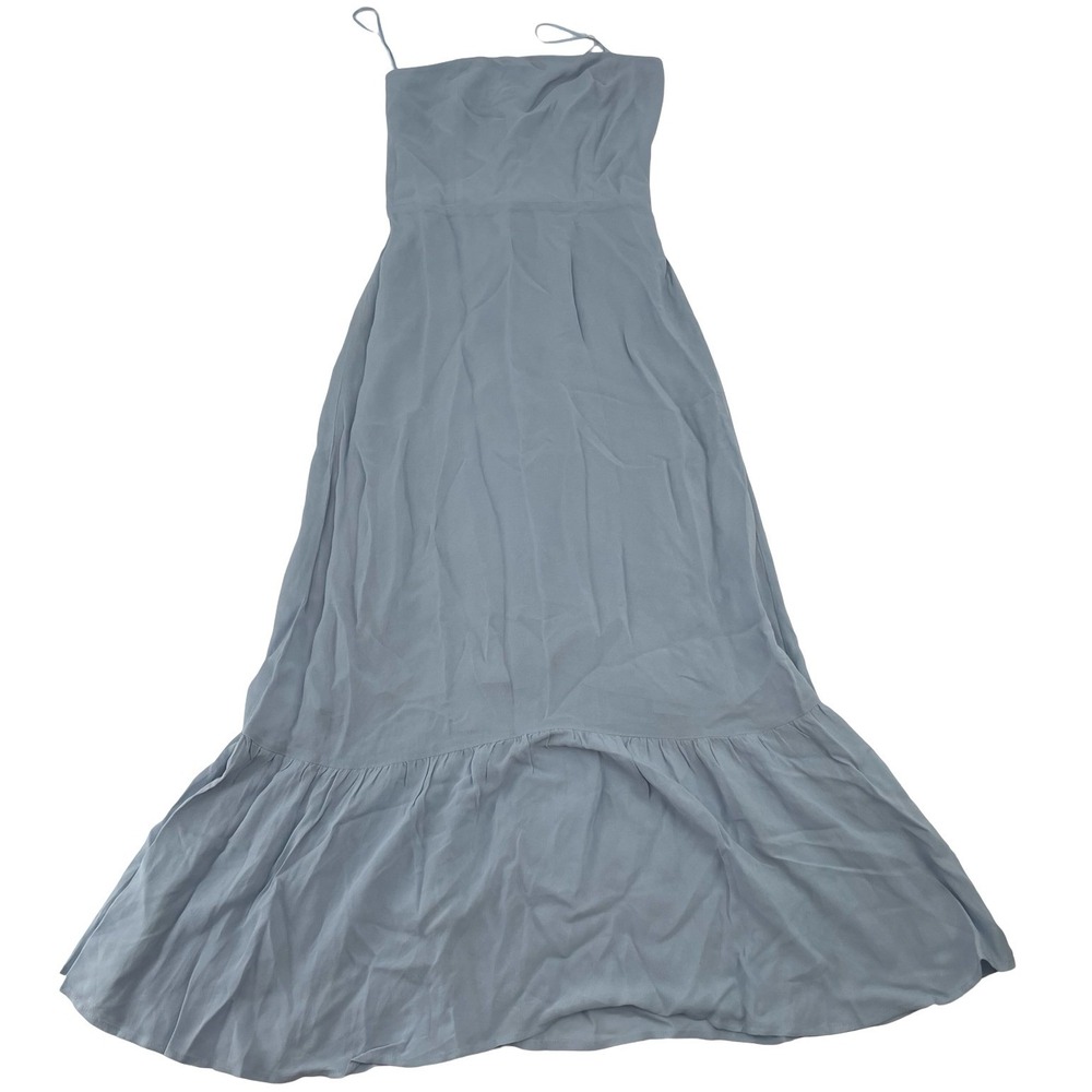 Reformation Women's Dress Arta Maxi Mineral Blue Viscose Size 2